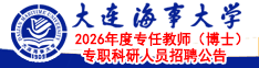 大连海事大学2026年度专任教师（博士）、专职科研人员招聘公告